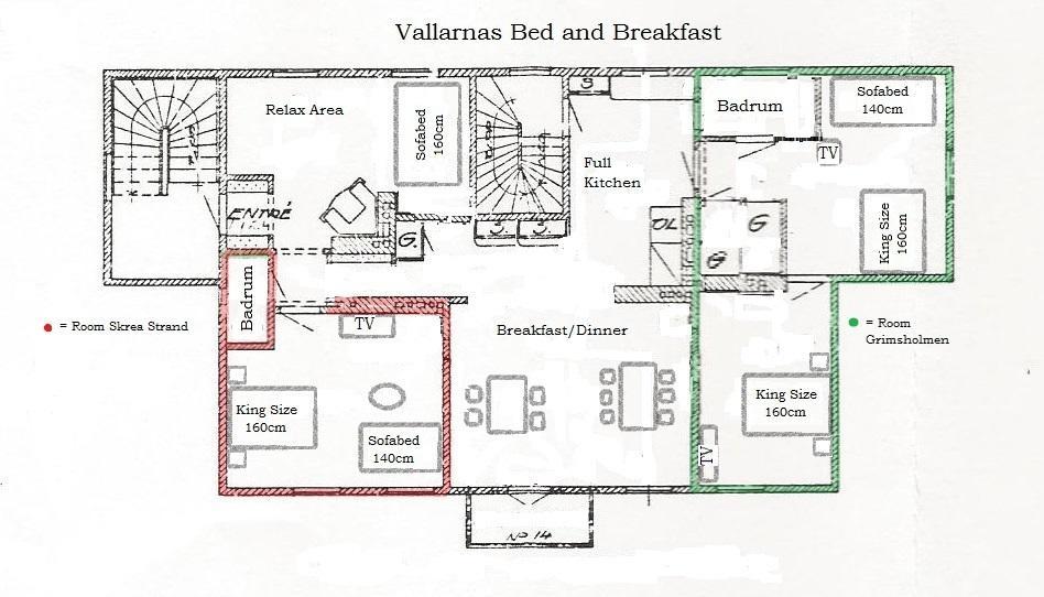 Vallarnas Bed & Breakfast Falkenberg Buitenkant foto